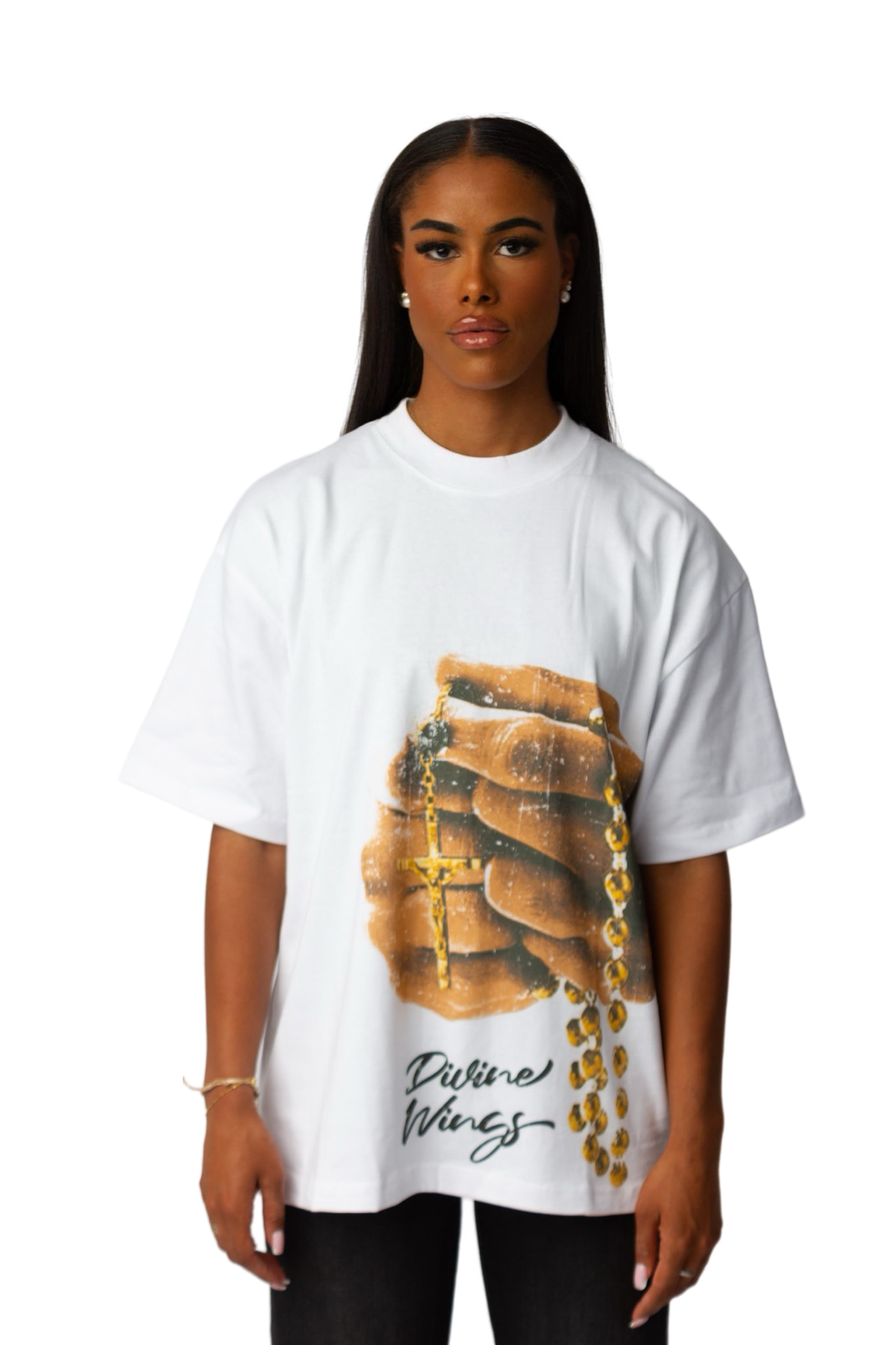 Have Faith Boxy Tee White