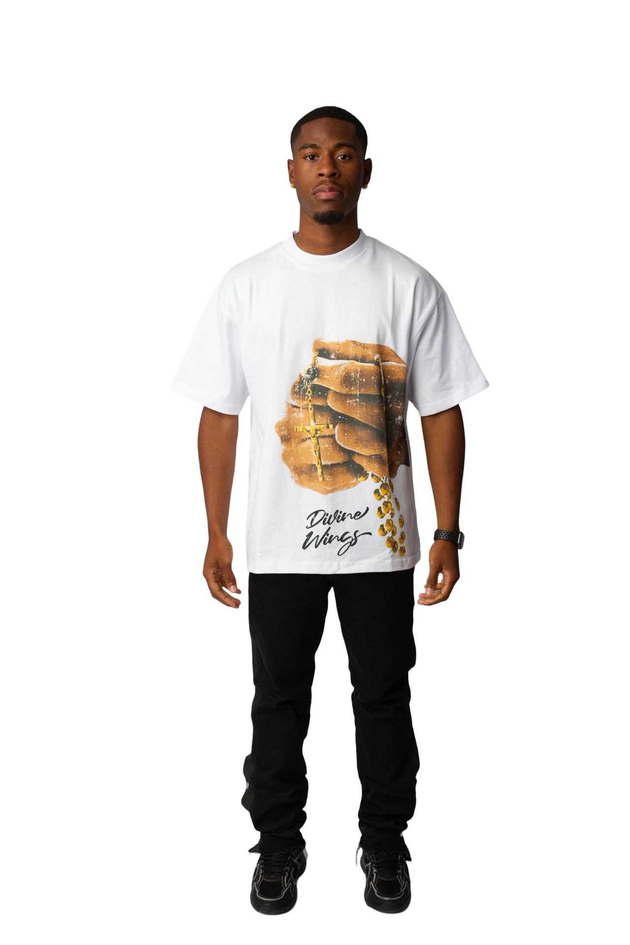 Have Faith Boxy Tee White